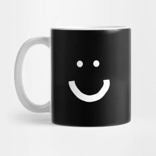 Express Yourself Minimal Happy Smiley Face Mug